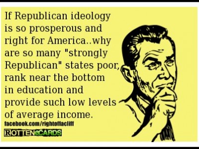 If Republican ideology is so prosperous...