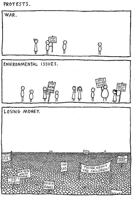 War / Environmental Issues / Losing Money
