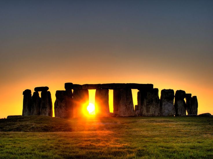 The summer solstice as seen from Stonehenge