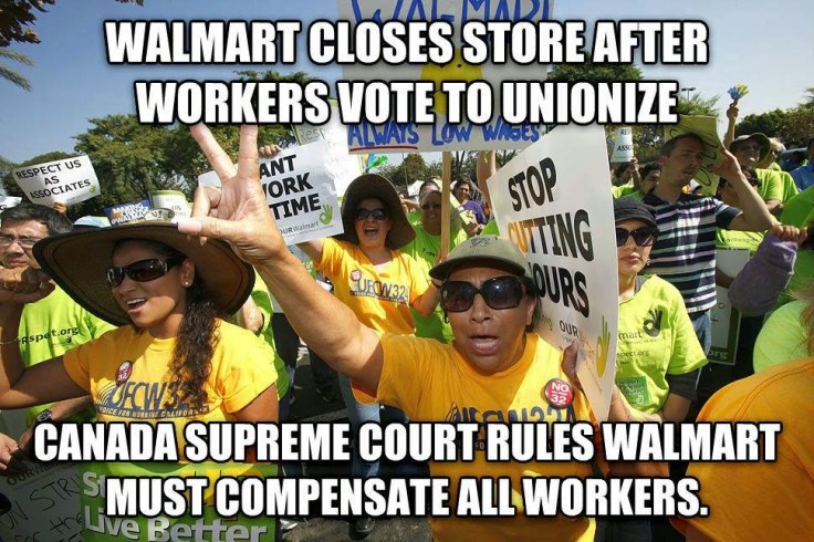 Court rules Wal-Mart must compensate workers from Quebec